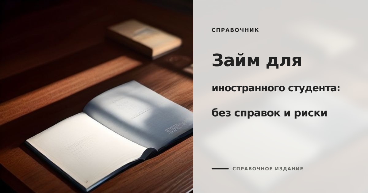 Иллюстрация к статье «Займ для иностранного студента без справок: куда можно обратиться»